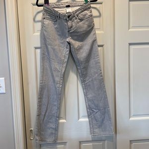 Patagonia womens gray denim 5pocket pants